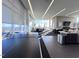 Club room features ping pong table and lounge area at 110 N Corcoran St # 2104, Durham, NC 27701