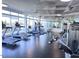 Well-equipped fitness center with cardio and strength training machines at 110 N Corcoran St # 2104, Durham, NC 27701