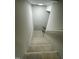 Stairs lead down to the lower level of the house at 112 Gingergate Dr, Cary, NC 27519