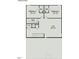 Second floor plan with two bedrooms, a loft, and a full bathroom at 142 Vega Loop, Sanford, NC 27330