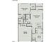 First floor plan showcasing the open concept Gathering room and kitchen at 142 Vega Loop, Sanford, NC 27330