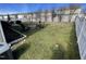 Large backyard with firepit and seating area at 1936 Sinclair Trce, Burlington, NC 27215