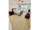 Cozy bedroom with carpeted floors and ceiling fan at 1936 Sinclair Trce, Burlington, NC 27215