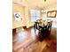 Elegant dining room with hardwood floors and chandelier at 1936 Sinclair Trce, Burlington, NC 27215
