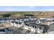Aerial view of new townhomes and community at 21 Nettle Ln # 252, Clayton, NC 27520