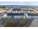 Aerial view of townhomes under construction at 21 Nettle Ln # 252, Clayton, NC 27520