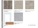 Flooring, cabinetry, and countertop samples for the new townhouses at 264 Sweetbay Tree Dr, Wendell, NC 27591
