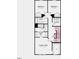 Upper floor plan featuring owner's suite, laundry, and additional bedrooms at 272 Sweetbay Tree Dr, Wendell, NC 27591