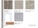 Selection of flooring and cabinetry options for the home at 272 Sweetbay Tree Dr, Wendell, NC 27591