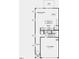 First floor plan showing kitchen, gathering room, and two-car garage at 274 Sweetbay Tree Dr, Wendell, NC 27591