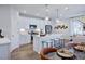 Modern kitchen with island and stainless steel appliances at 274 Sweetbay Tree Dr, Wendell, NC 27591