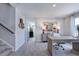 Home office with desk and view to bedroom at 274 Sweetbay Tree Dr, Wendell, NC 27591