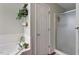 Bathroom with soaking tub and separate shower at 3018 E Cotton Gin Dr, Clayton, NC 27527