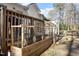 Charming deck with built-in planters, ideal for growing herbs or flowers at 3018 E Cotton Gin Dr, Clayton, NC 27527