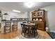 Eat-in kitchen with a round dining table and chairs at 3018 E Cotton Gin Dr, Clayton, NC 27527