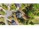 Aerial view of the property showcasing its layout, landscaping, and surrounding neighborhood at 3308 Eden Grove Rd, Fuquay Varina, NC 27526