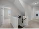 Bright hallway features neutral walls, carpet, and white trim around a doorway at 3308 Eden Grove Rd, Fuquay Varina, NC 27526