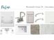 Secondary bathroom features neutral palette, modern lighting & sleek fixtures at 4408 Emeline Way # 34, Fuquay Varina, NC 27526