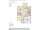First floor plan featuring the kitchen, study, Gathering room, and garage at 4408 Emeline Way # 34, Fuquay Varina, NC 27526