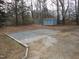Backyard with shed and gravel parking area at 512 E Branch St, Spring Hope, NC 27882
