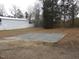 Backyard with shed and gravel parking area at 512 E Branch St, Spring Hope, NC 27882