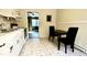 View of kitchen, dining area and living room at 512 E Branch St, Spring Hope, NC 27882