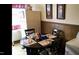 Kitchen with round table, four chairs, and a refrigerator at 512 E Branch St, Spring Hope, NC 27882