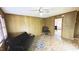 Living room with wood-look floors and comfy seating at 512 E Branch St, Spring Hope, NC 27882