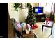 Living room features a TV, couch, and Christmas tree at 512 E Branch St, Spring Hope, NC 27882