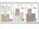 Interior design material palette showcasing kitchen, owner's bath, and bath 2 at 54 Cultivator Ct, Angier, NC 27501