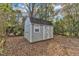 Backyard shed providing secure and functional storage at 704 Sunnybrook Rd, Raleigh, NC 27610
