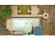 Aerial view of pool and large deck space at 72 Beverly Dr, Durham, NC 27707