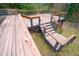Expansive wooden deck featuring multiple levels and staircases, perfect for outdoor entertaining and relaxation at 72 Beverly Dr, Durham, NC 27707