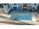 In-ground pool with surrounding patio at 72 Beverly Dr, Durham, NC 27707