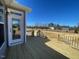 New back deck overlooking neighborhood at 82 N Stagecoach Dr, Wendell, NC 27591