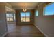 Elegant dining room bathed in natural light, highlighting the open layout and modern design at 82 N Stagecoach Dr, Wendell, NC 27591