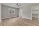 Bright bedroom with hardwood floors and walk-in closet at 9342 Turkey Way, Middlesex, NC 27557