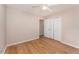 Light and airy bedroom with double closet and wood floors at 103 Burham Ct, Apex, NC 27502