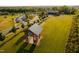An aerial view of a charming community park with walking trails and many amenities at 116 Bearwallow Forest Way, Wendell, NC 27591