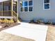 Backyard with patio and view of screened-in porch at 121 Big Bradley Way, Wendell, NC 27591