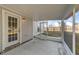 Screened porch with access to yard at 1305 Turks Head Ct, Zebulon, NC 27597