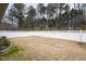 Fenced backyard with fire pit and ample space at 131 Kinnakeet Dr, Durham, NC 27704