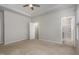 Main bedroom with private bathroom and walk-in closet at 131 Kinnakeet Dr, Durham, NC 27704