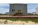 Backyard of new home with deck and fence at 139 Grove Township Way, Angier, NC 27501