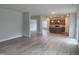 Spacious living area showcases the open layout connecting seamlessly to the modern kitchen at 139 Grove Township Way, Angier, NC 27501