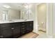 Bathroom with double vanity and a separate toilet area at 1726 Rapids Ct, Franklinton, NC 27525