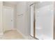 Bathroom with shower stall and tiled floor at 1726 Rapids Ct, Franklinton, NC 27525