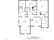 Second floor layout with primary bedroom and additional bedrooms at 1726 Rapids Ct, Franklinton, NC 27525