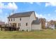 Two story house with deck and large backyard at 1726 Rapids Ct, Franklinton, NC 27525