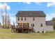 Two story house with deck and large backyard at 1726 Rapids Ct, Franklinton, NC 27525